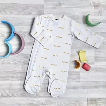 Mjolk Комбинезон Sleep and Play Basic Глазки