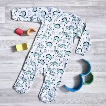 Mjolk Комбинезон Sleep and Play Динозавры 2356375