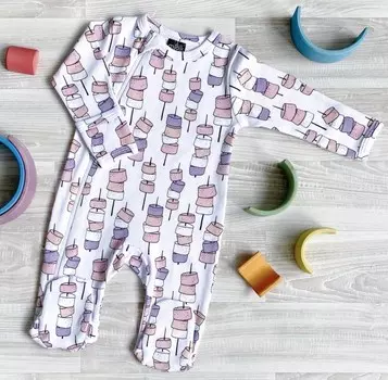 Mjolk Комбинезон Sleep and Play Маршмэллоу