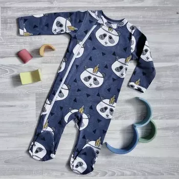 Mjolk Комбинезон Sleep and Play Панды