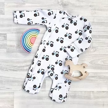 Mjolk Комбинезон Sleep and Play Тракторы