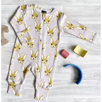 Mjolk Комбинезон Sleep and Play Зайчики