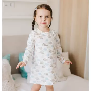 Mjolk Платье с длинным рукавом Ёжики