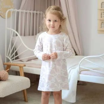 Mjolk Платье с длинным рукавом Лебеди