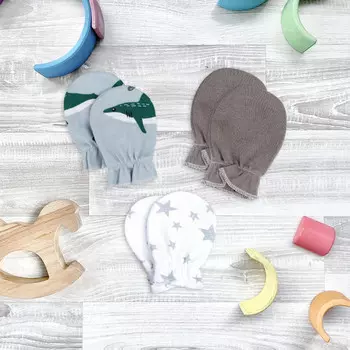 Mjolk Рукавички антицарапки 3 пары