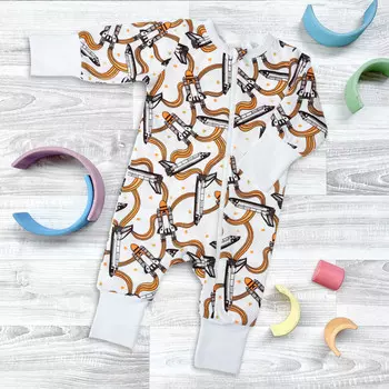 Mjolk Утеплённый комбинезон с открытой ножкой Sleep and Play