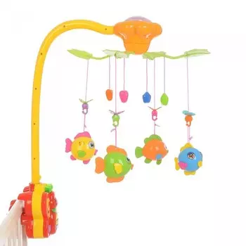 Мобиль Баюшка музыкальный Рыбки Бабочка