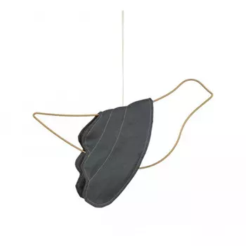 Мобиль Nobodinoz подвесной из льна в виде птицы Lin Francais 35 x 25 см
