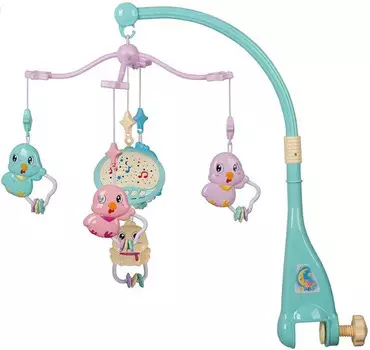 Мобиль Russia Погремушка на подвеске со светом и звуком 997-60B