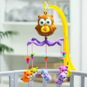 Мобиль Сималенд музыкальный Совушка Мишки