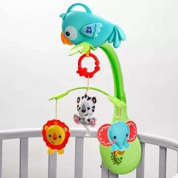 Мобиль Сималенд музыкальный Тропический лес Попугайчик