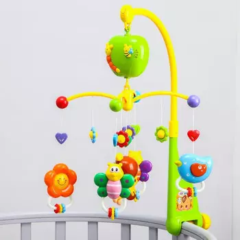 Мобиль Сималенд музыкальный Яблочко Пчелка Мая