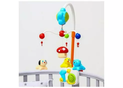 Мобиль Сималенд музыкальный Зверята с ночником