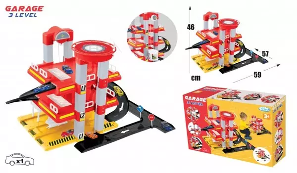 Mochtoys Мега Гараж с вертолетной площадкой