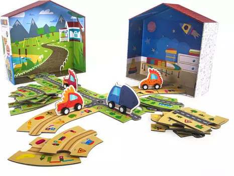 Мокас Трасса-пазл (38 элементов)