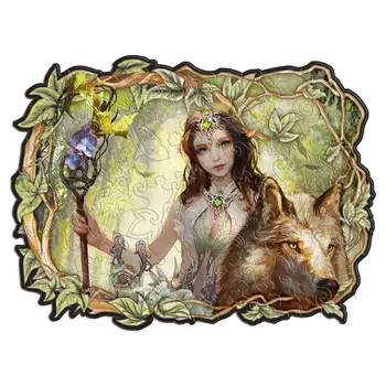 Molly Фигурные пазлы Принцесса эльфов 100 деталей