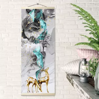 Molly Картина по номерам цветной холст панно Ввысь 88Х35 см