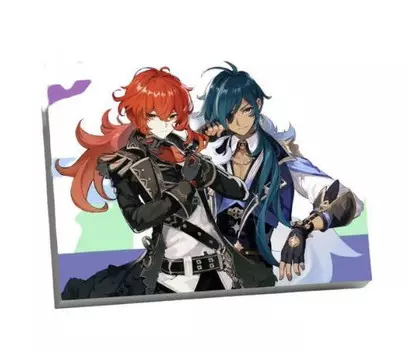 Molly Картина по номерам Геншин Кэйа и Дилюк 30х40 см