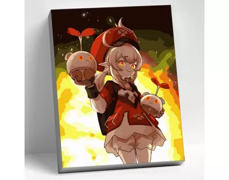 Molly Картина по номерам Геншин Кли 30х40 см