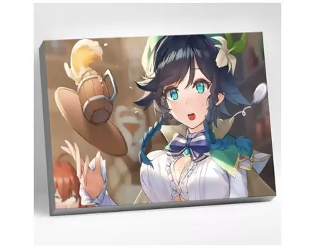 Molly Картина по номерам Геншин Венти 30х40 см CHR0148