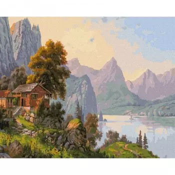 Molly Картина по номерам Прищепа. Уютный уголок 40х50 см