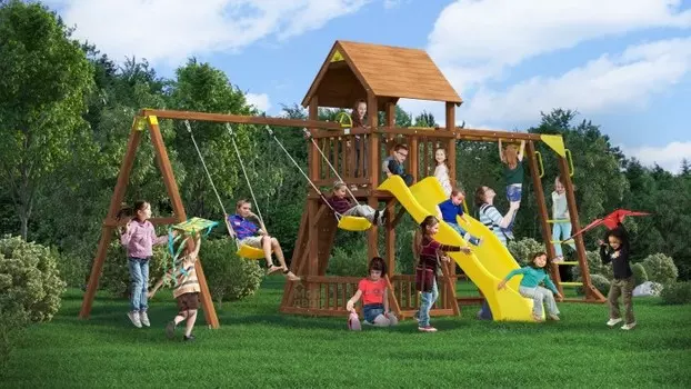 MoyDvor Детская площадка Париж с рукоходом