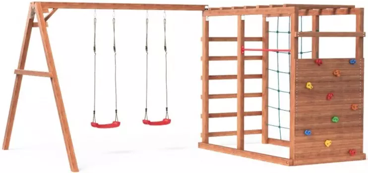 Можга (Красная Звезда) Детский игровой комплекс Р929 с качелями