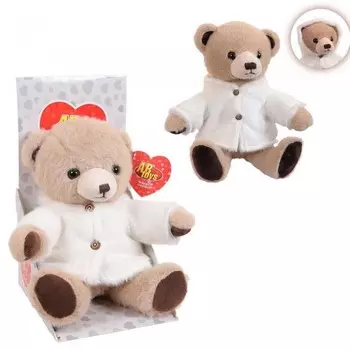 Мягкая игрушка ABtoys Мишка в курточке 20 см