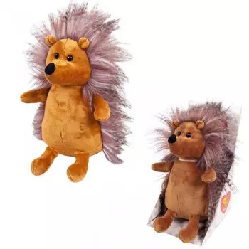 Мягкая игрушка ABtoys Пушистики Ежик 21 см