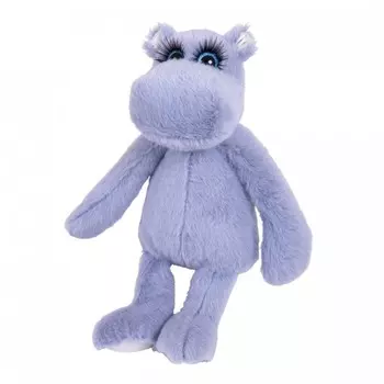 Мягкая игрушка ABtoys Реснички Бегемотик 20 см