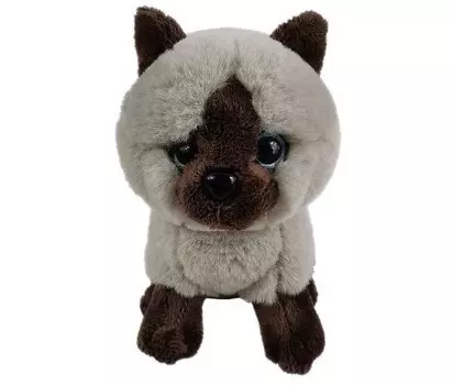 Мягкая игрушка ABtoys Сиамская кошка 15 см