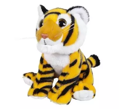 Мягкая игрушка ABtoys В дикой природе Амурский тигренок 15 см