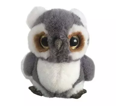 Мягкая игрушка ABtoys В дикой природе Сова 15 см