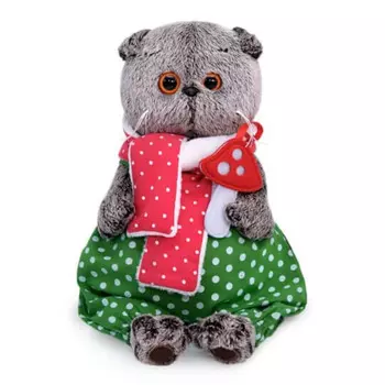 Мягкая игрушка Budi Basa Басик с мухомором 22 см