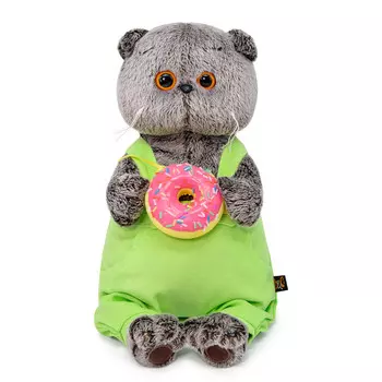 Мягкая игрушка Budi Basa Басик с пончиком 25 см