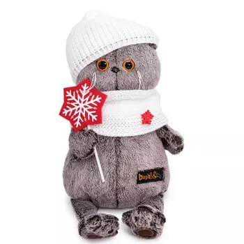 Мягкая игрушка Budi Basa Басик в зимнем комплекте 25 см