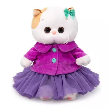 Мягкая игрушка Budi Basa Кошечка Ли-Ли Baby в пурпурной курточке и юбочке 20 см