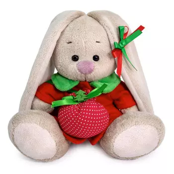 Мягкая игрушка Budi Basa Зайка Ми в красном пальто 15 см