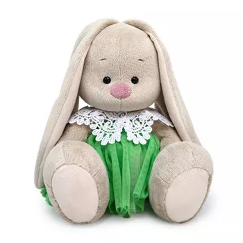 Мягкая игрушка Budi Basa Зайка Ми в юбке и кружевном воротничке 18 см