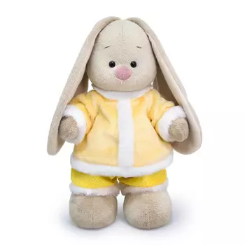 Мягкая игрушка Budi Basa Зайка Ми в желтой шубке 25 см