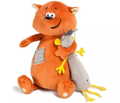 Мягкая игрушка ДуRашки Котэ &amp; Mouse 25 см