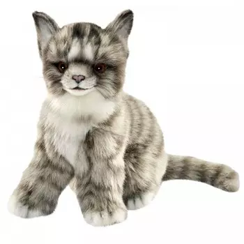 Мягкая игрушка Hansa Котенок серый 19 см