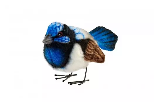 Мягкая игрушка Hansa Крапивник голубой 7 см