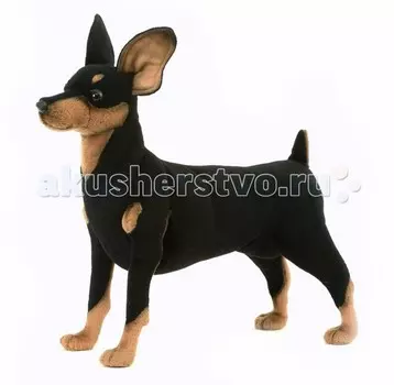 Мягкая игрушка Hansa Собака породы цвергпинчер 43 см