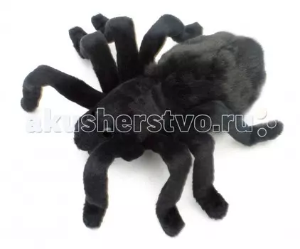 Мягкая игрушка Hansa Тарантул черный 19 см