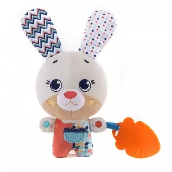 Мягкая игрушка Happy Snail музыкальная Зайка Лаки
