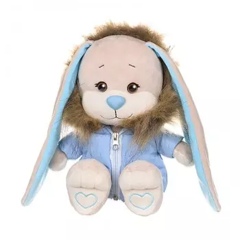 Мягкая игрушка Jack&amp;Lin Зайчик в зимней куртке 25 см JL-05192
