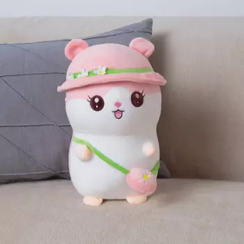 Мягкая игрушка KiDWoW Хомяк Хома в шляпе 301221737