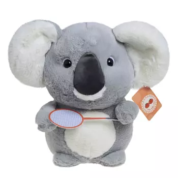 Мягкая игрушка KiDWoW Коала Теннис Бадминтон 354624601