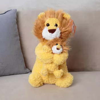 Мягкая игрушка KiDWoW Лев с малышом 351749051